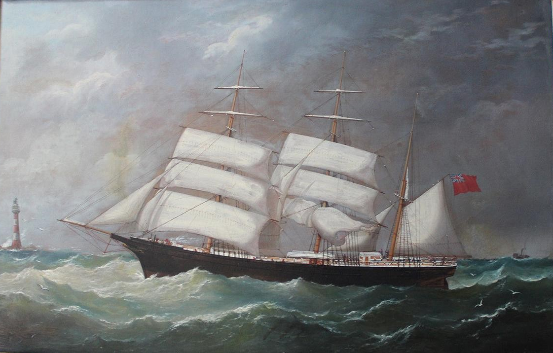 Painting of a Joseph Sempill ( Irish, active 1867-1874), Public domain, via Wikimedia Commons