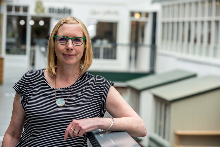 Portrait picture of Kay Day, Director of the Manchester Craft and Design Centre